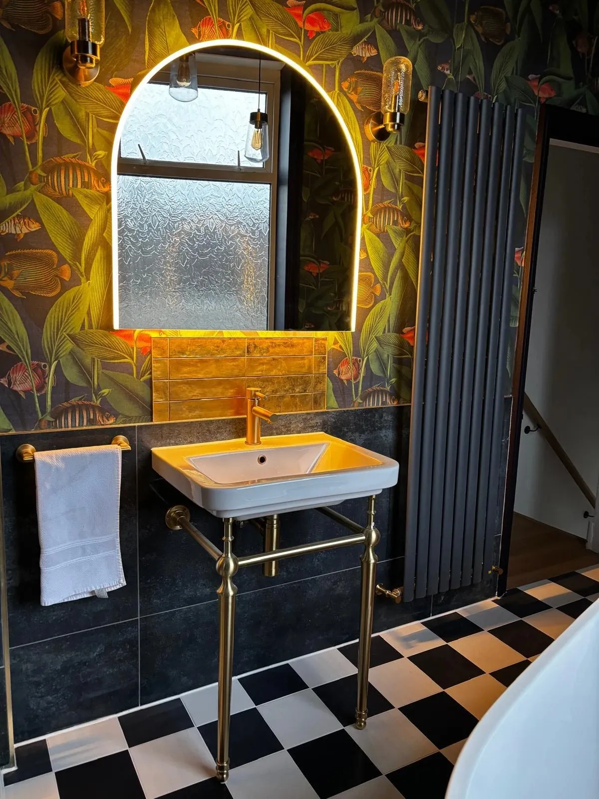 The Botanical Statement, statement bathroom in Halifax by Harrier Kitchens & Bathrooms